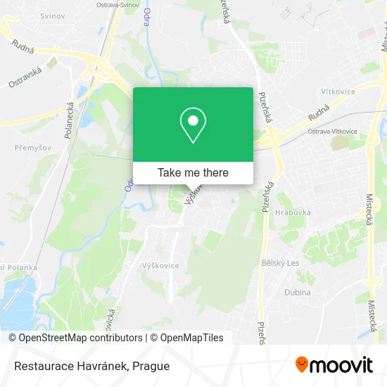 Карта Restaurace Havránek
