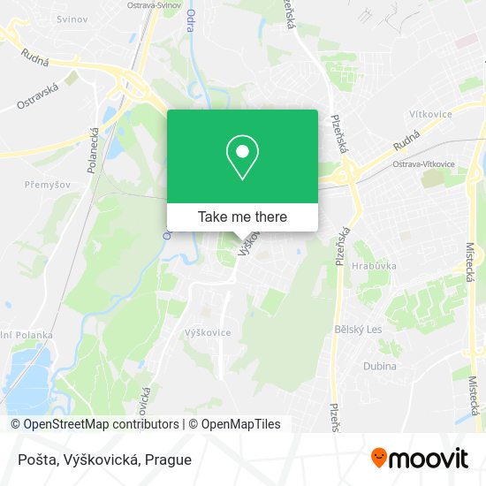 Карта Pošta, Výškovická