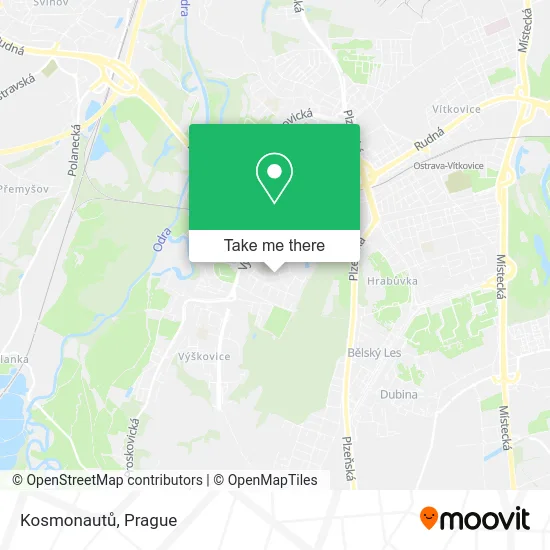 Карта Kosmonautů