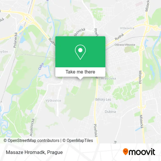 Карта Masaze Hromadk