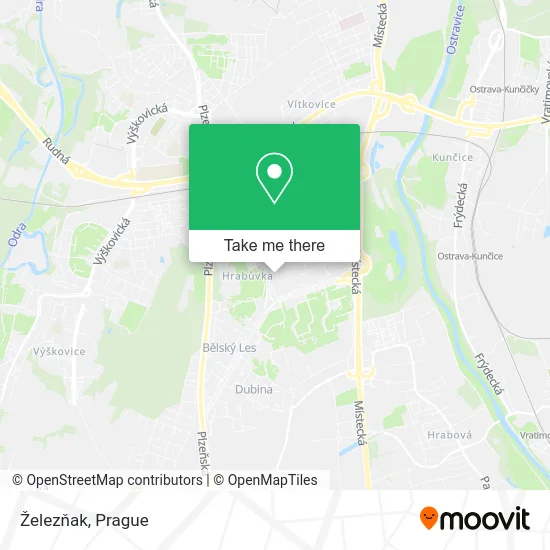 Карта Železňak