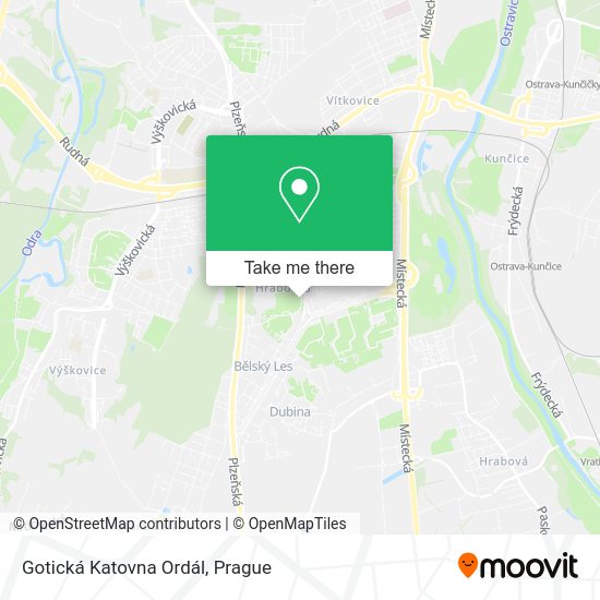 Карта Gotická Katovna Ordál