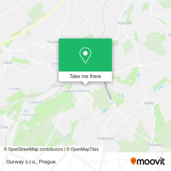 Карта Ourway s.r.o.