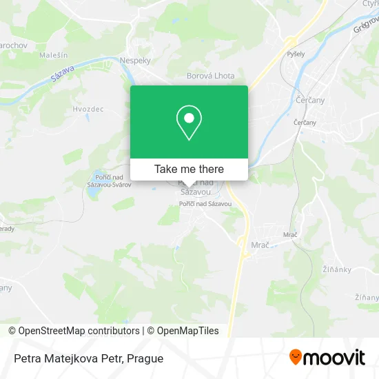 Карта Petra Matejkova Petr
