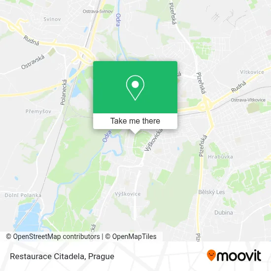 Restaurace Citadela map
