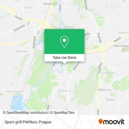 Карта Sport grill Petříkov