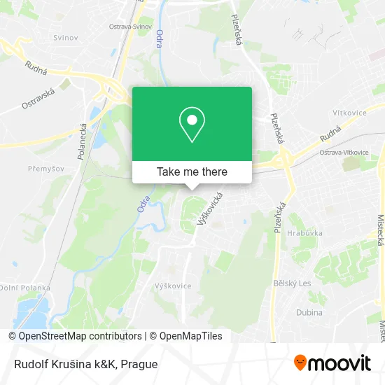 Rudolf Krušina k&K map