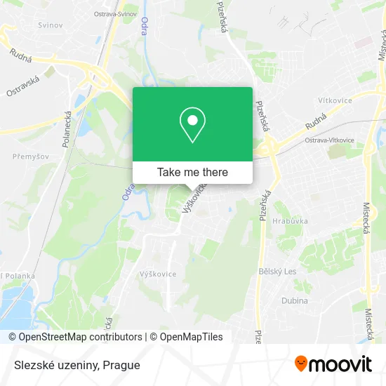 Карта Slezské uzeniny