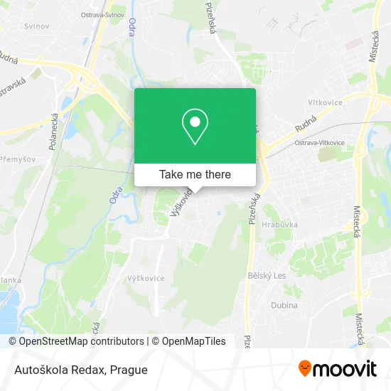 Карта Autoškola Redax