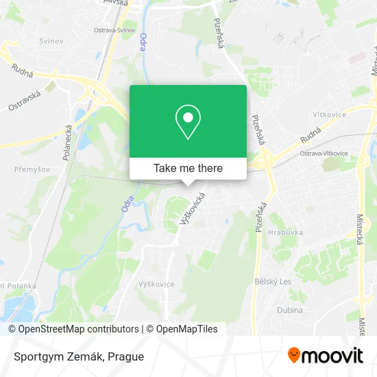 Карта Sportgym Zemák