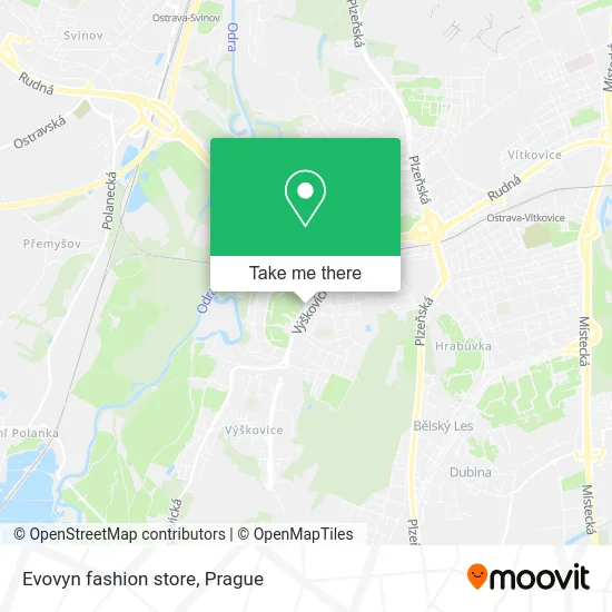 Evovyn fashion store map