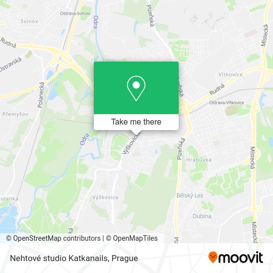 Карта Nehtové studio Katkanails
