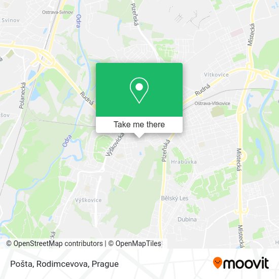 Карта Pošta, Rodimcevova