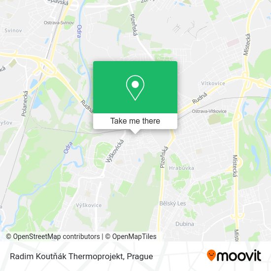 Карта Radim Koutňák Thermoprojekt