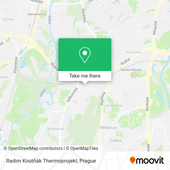 Карта Radim Koutňák Thermoprojekt