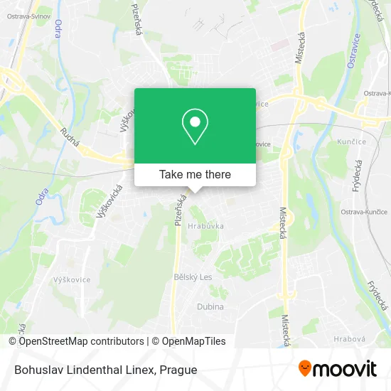Карта Bohuslav Lindenthal Linex
