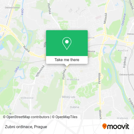 Карта Zubni ordinace