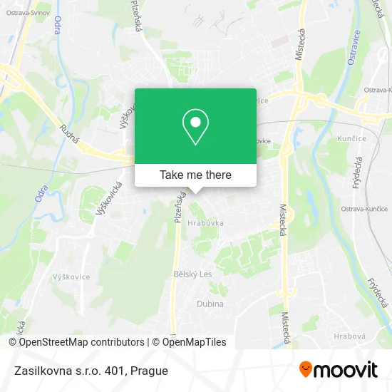 Карта Zasilkovna s.r.o. 401