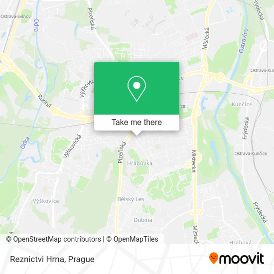 Карта Reznictvi Hrna