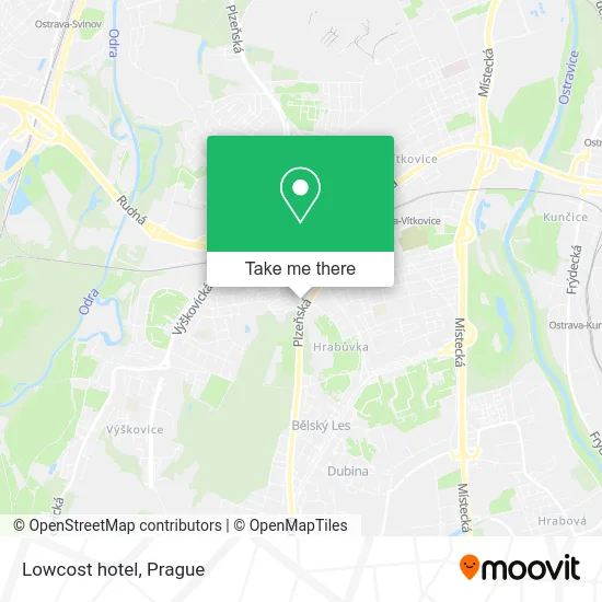 Карта Lowcost hotel