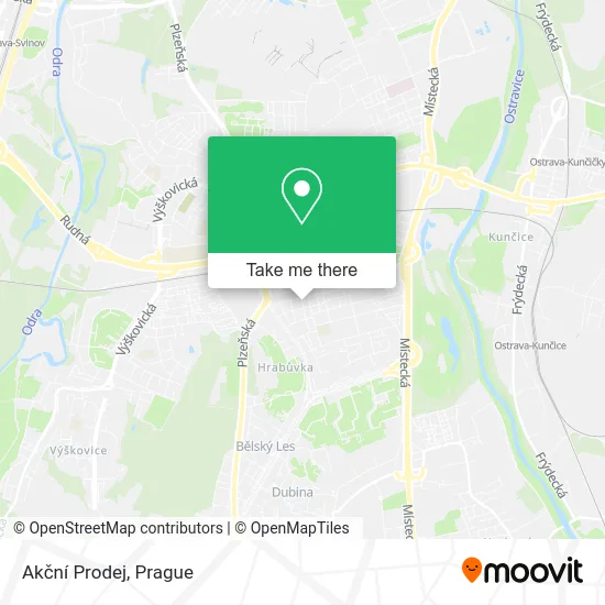 Карта Akční Prodej