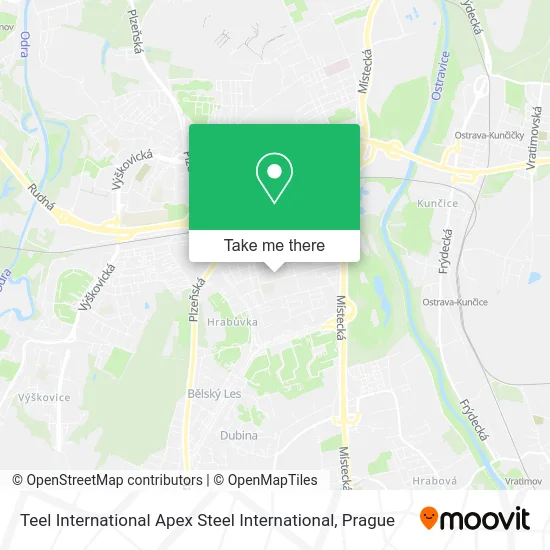 Teel International Apex Steel International map