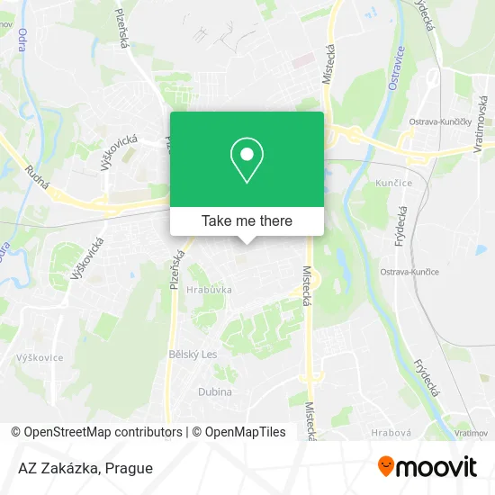 Карта AZ Zakázka