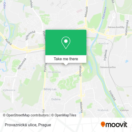 Карта Provaznická ulice
