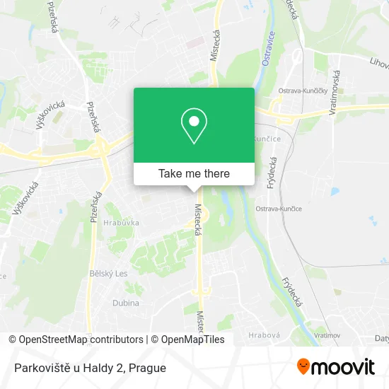 Карта Parkoviště u Haldy 2