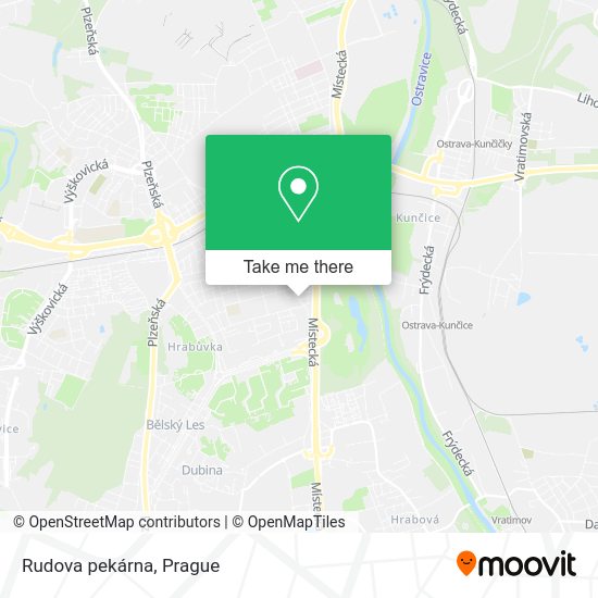 Карта Rudova pekárna