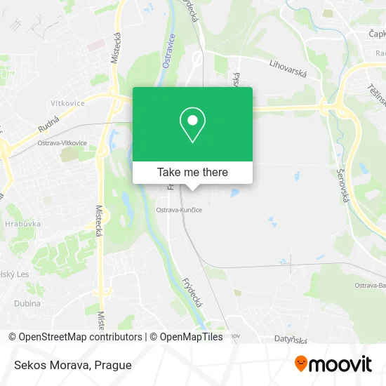 Карта Sekos Morava