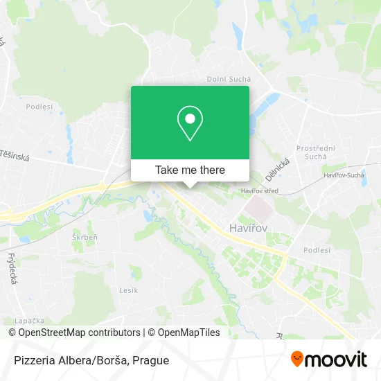 Карта Pizzeria Albera/Borša
