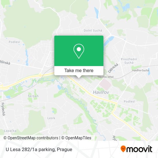 Карта U Lesa 282/1a parking