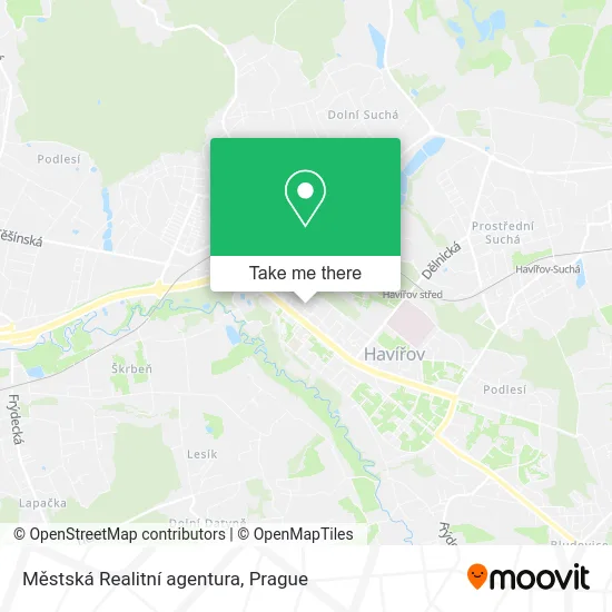 Карта Městská Realitní agentura