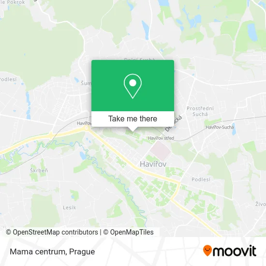 Карта Mama centrum