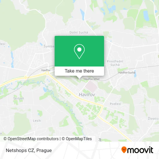 Карта Netshops CZ