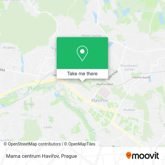 Карта Mama centrum Havířov
