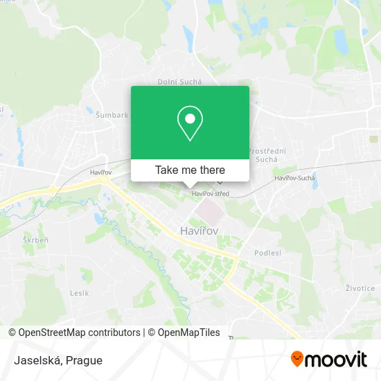 Карта Jaselská
