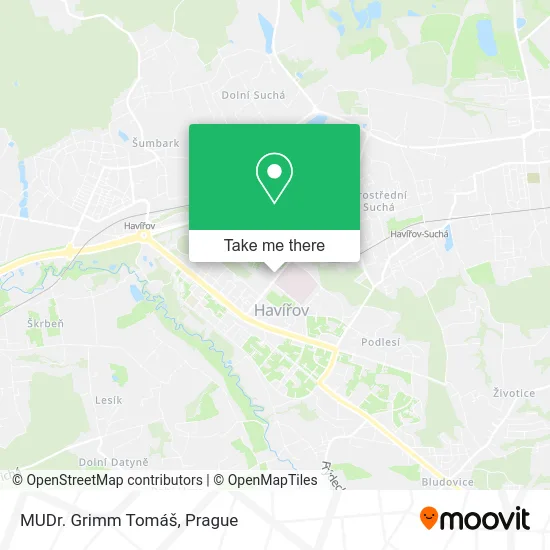 Карта MUDr. Grimm Tomáš