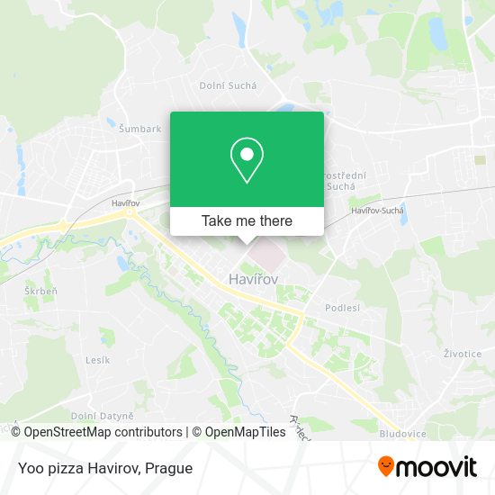 Карта Yoo pizza Havirov