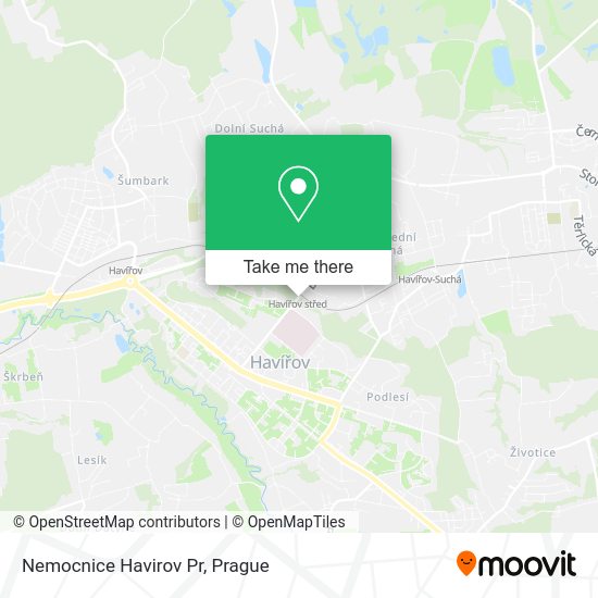 Карта Nemocnice Havirov Pr