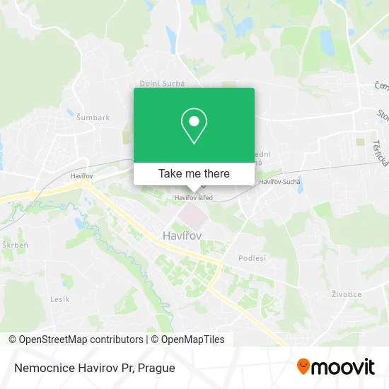 Карта Nemocnice Havirov Pr
