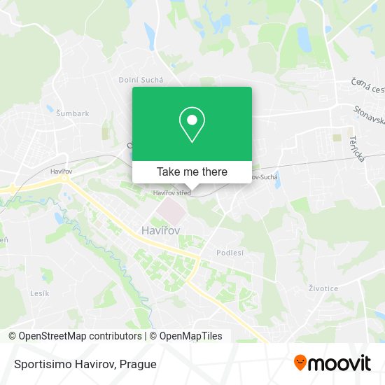Карта Sportisimo Havirov