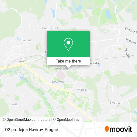 Карта O2 prodejna Havirov