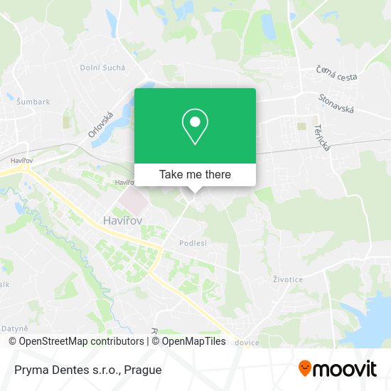 Карта Pryma Dentes s.r.o.