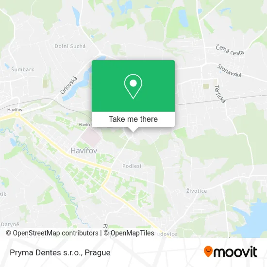 Карта Pryma Dentes s.r.o.