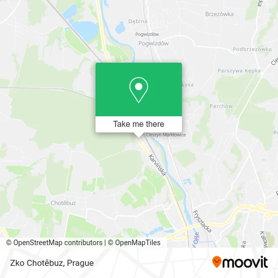 Zko Chotěbuz map