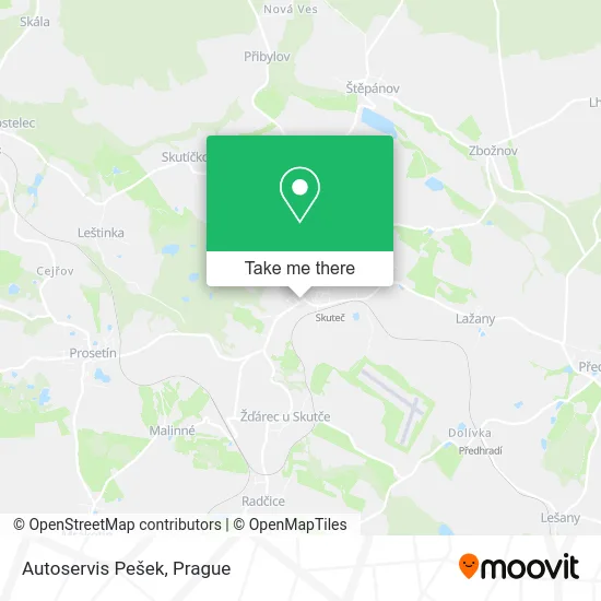 Карта Autoservis Pešek