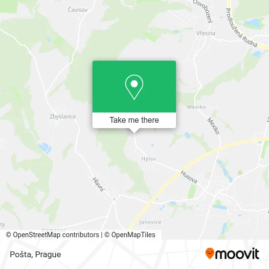 Карта Pošta
