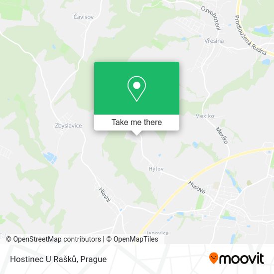 Карта Hostinec U Rašků